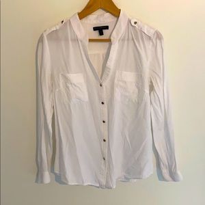 Banana republic button up top